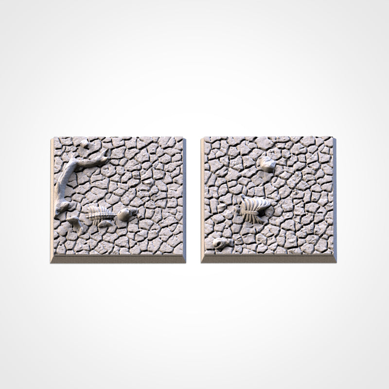 3D Printed Desert Square Bases-3D Print-Ashdown Gaming