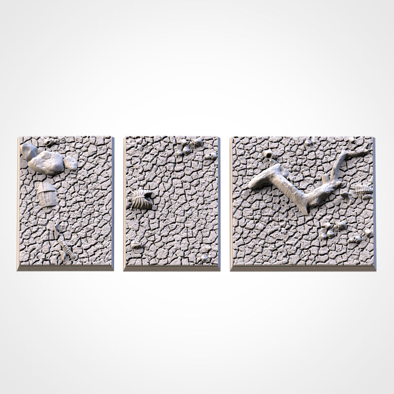 3D Printed Desert Square Bases-3D Print-Ashdown Gaming