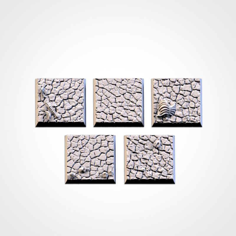 3D Printed Desert Square Bases-3D Print-Ashdown Gaming