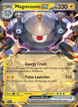 Pokémon TCG: S&V Base - 065 Magnezone Ex-Collectible Trading Cards-Ashdown Gaming