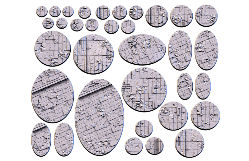 3D Printed Ruined Palace Bases-3D Print-Ashdown Gaming