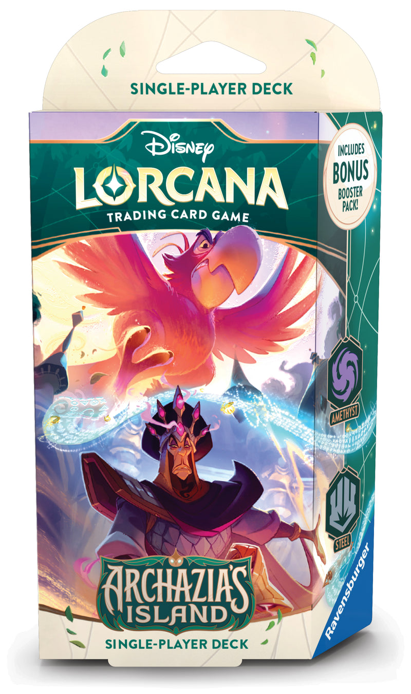 Disney Lorcana: Archazias Island - Starter Deck: Jafar and Iago-Collectible Trading Cards-Ashdown Gaming