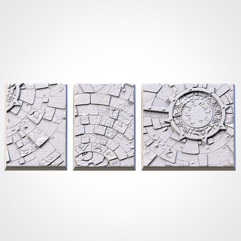 3D Printed Sacred Temple Square Bases-3D Print-Ashdown Gaming