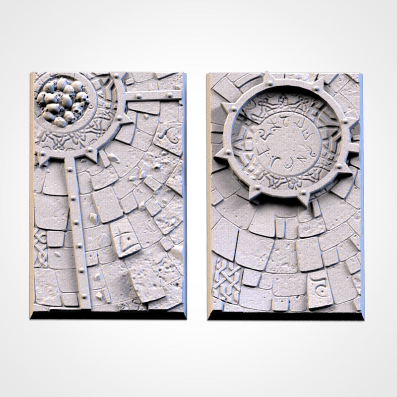 3D Printed Sacred Temple Square Bases-3D Print-Ashdown Gaming