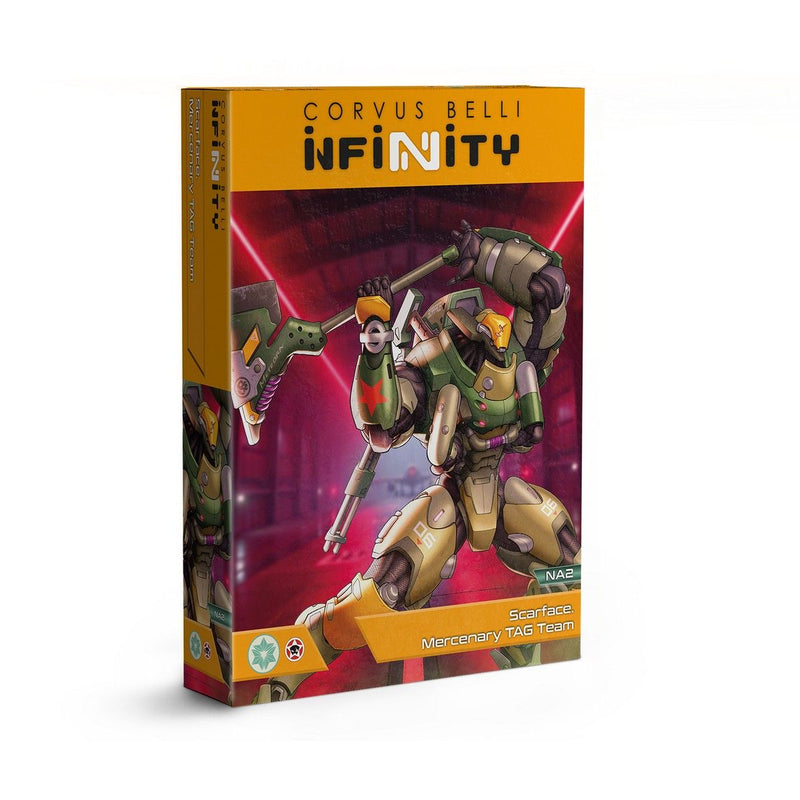 Infinity: Scarface. Mercenary TAG Team-Boxed Set-Ashdown Gaming