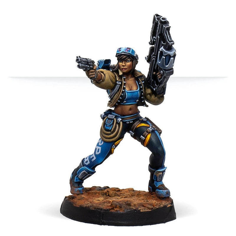 Infinity - Dr Priya Harper Archeo-Raider (Plasma Carbine)-Ashdown Gaming