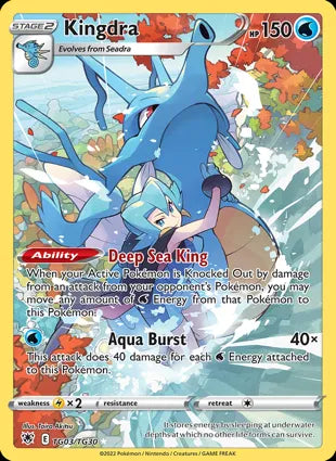 Pokémon TCG: Astral Radiance - TG03 Kingdra-Collectible Trading Cards-Ashdown Gaming