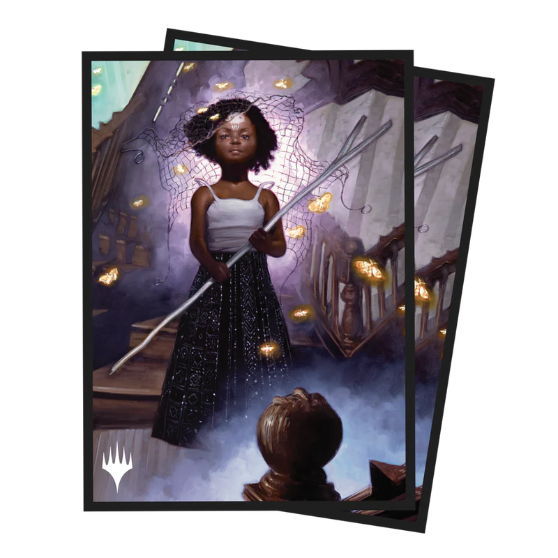 Magic the Gathering - Duskmourn: Aminatou Deck Protector Sleeves (100)-Sleeves-Ashdown Gaming