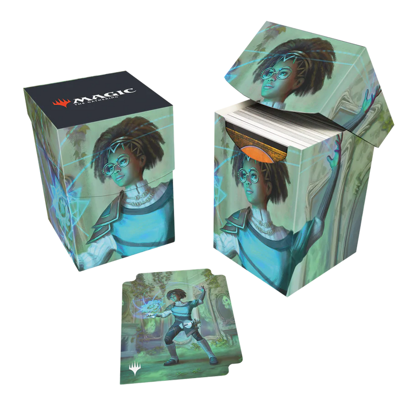 Magic the Gathering - Duskmourn: Zimone Deck Box 100+-Sleeves-Ashdown Gaming