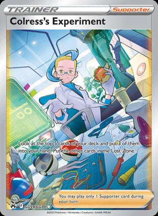 Pokémon TCG: Crown Zenith - GG59 Colress's Experiment-Collectible Trading Cards-Ashdown Gaming
