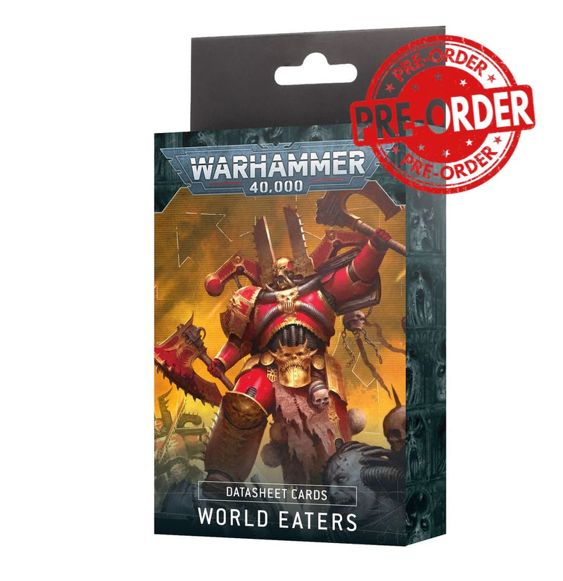World Eaters - Datacards-Boxed Set-Ashdown Gaming