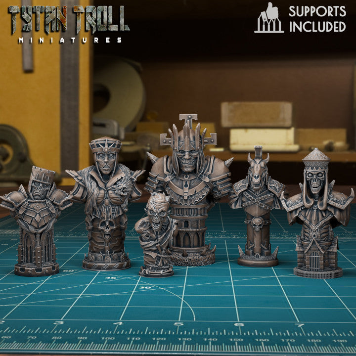 TytanTroll Miniatures - Undead Chess Side-Miniature-Ashdown Gaming