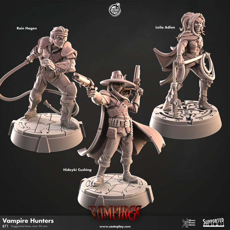 Cast 'n' Play 871: Vampire Hunters-3D Print-Ashdown Gaming