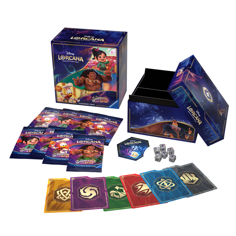 Disney Lorcana: Shimmering Skies - Illumineers Trove-Collectible Trading Cards-Ashdown Gaming