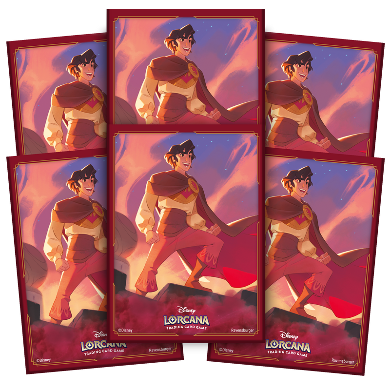 Disney Lorcana: Sleeves - Aladdin-Collectible Trading Cards-Ashdown Gaming