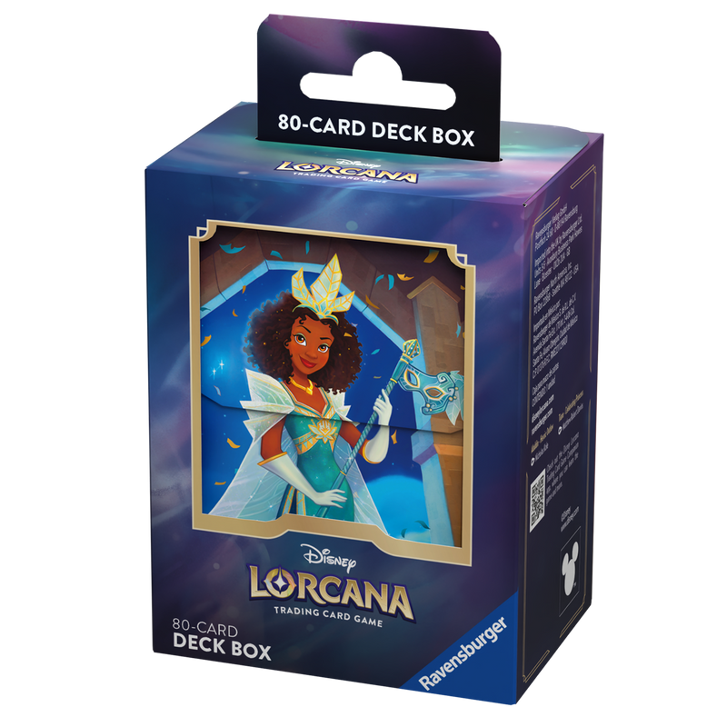 Disney Lorcana: Deck Box - Tiana-Collectible Trading Cards-Ashdown Gaming