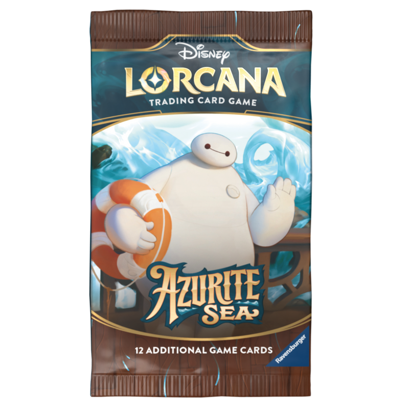 Disney Lorcana: Azurite Sea - Booster Pack-Collectible Trading Cards-Ashdown Gaming