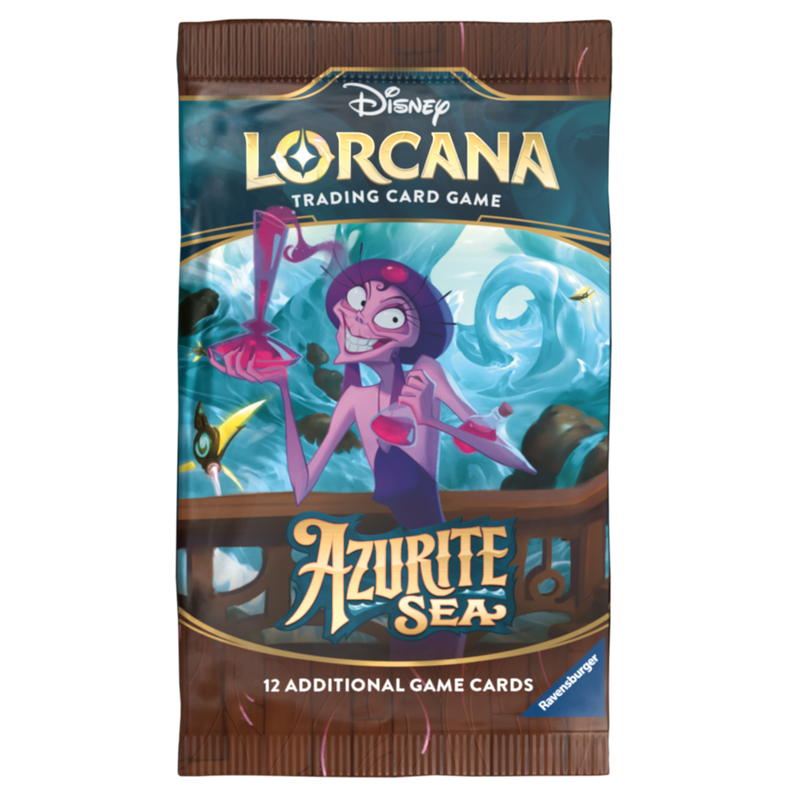 Disney Lorcana: Azurite Sea - Booster Pack-Collectible Trading Cards-Ashdown Gaming