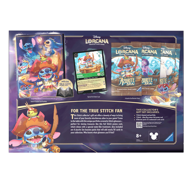 Disney Lorcana: Azurite Sea - Stitch Collectors Gift Set-Collectible Trading Cards-Ashdown Gaming