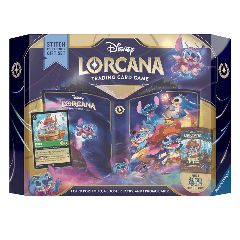 Disney Lorcana: Azurite Sea - Stitch Collectors Gift Set-Collectible Trading Cards-Ashdown Gaming