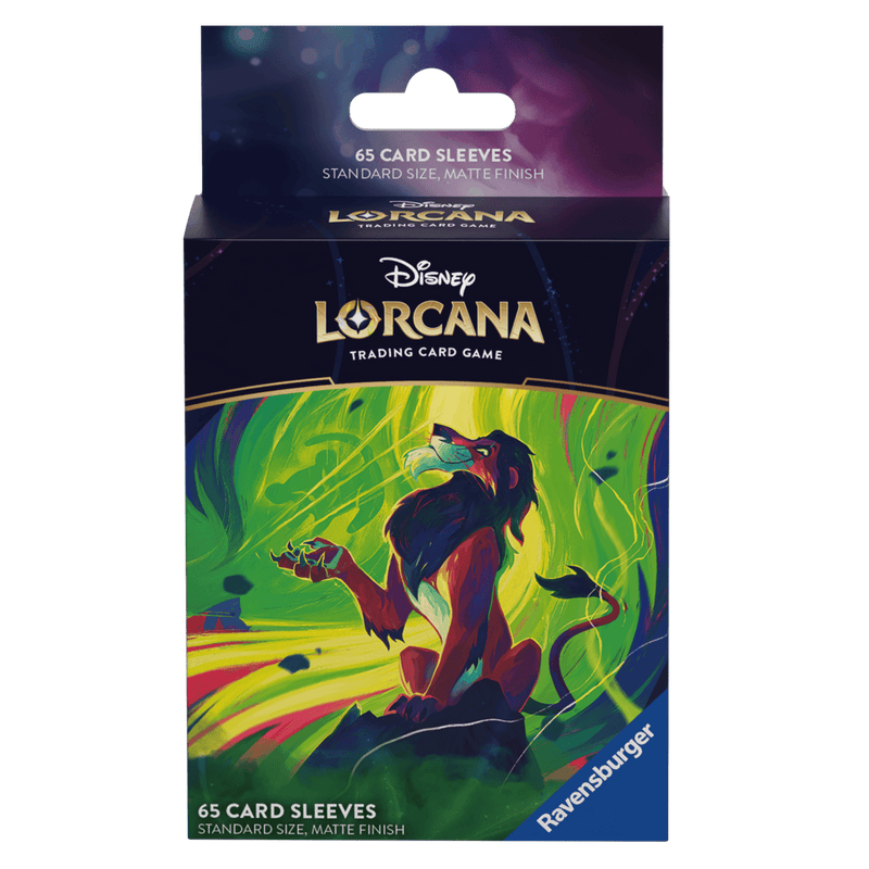 Disney Lorcana: Sleeves - Scar-Collectible Trading Cards-Ashdown Gaming