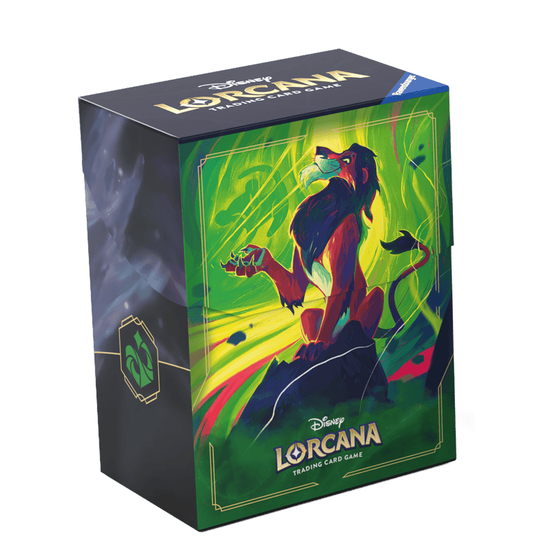 Disney Lorcana: Deck Box - Scar-Collectible Trading Cards-Ashdown Gaming