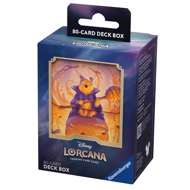 Disney Lorcana: Deck Box - Pooh-Collectible Trading Cards-Ashdown Gaming