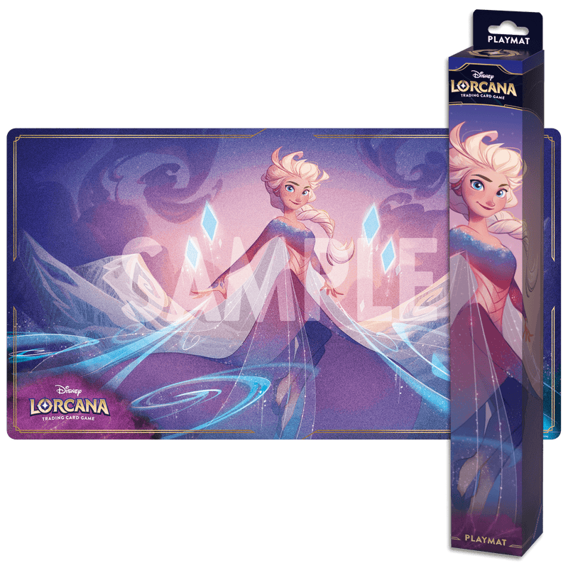 Disney Lorcana: Playmat - Elsa-Collectible Trading Cards-Ashdown Gaming