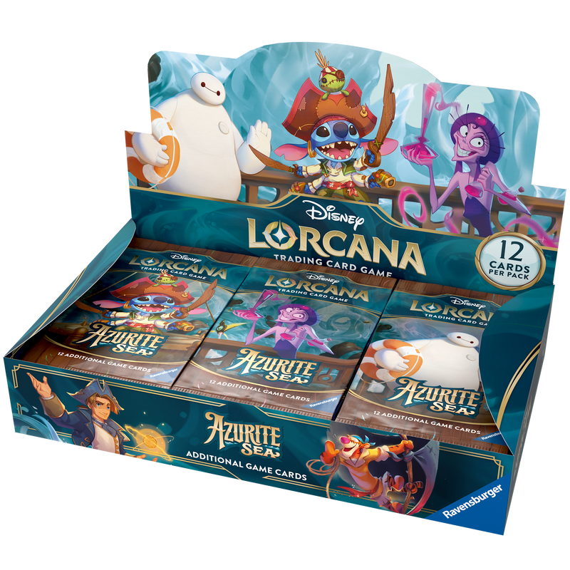 Disney Lorcana: Azurite Sea - Booster Box-Collectible Trading Cards-Ashdown Gaming