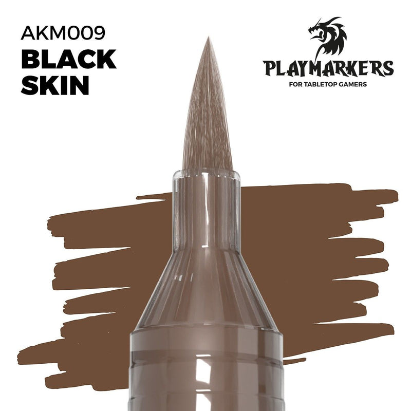 AK Play Markers: Black Skin-Paint-Ashdown Gaming