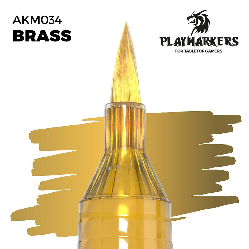 AK Play Markers: Brass-Paint-Ashdown Gaming