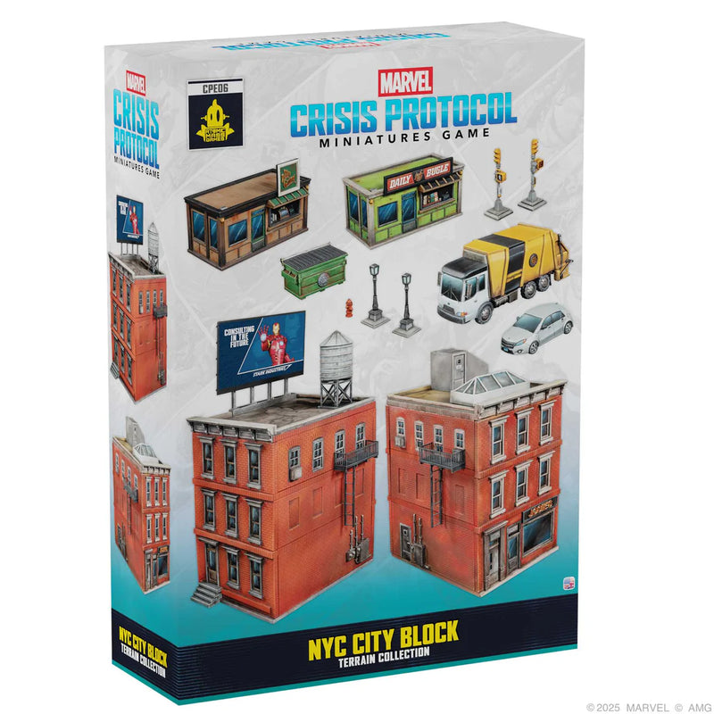 Marvel Crisis Protocol - NYC City Block Terrain Collection-Ashdown Gaming
