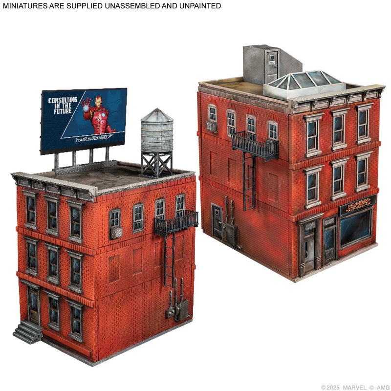 Marvel Crisis Protocol - NYC City Block Terrain Collection-Ashdown Gaming