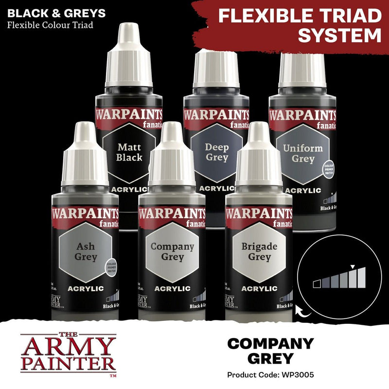 Army Painter - Warpaint Fanatic Company Grey-Paint-Ashdown Gaming