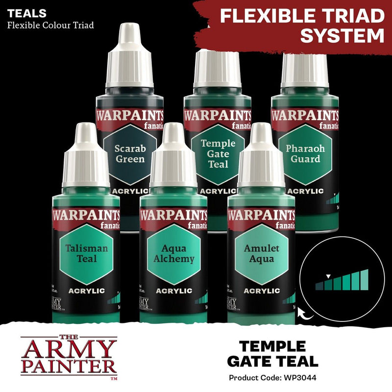 Army Painter - Warpaint Fanatic Temple Gate Teal-Paint-Ashdown Gaming