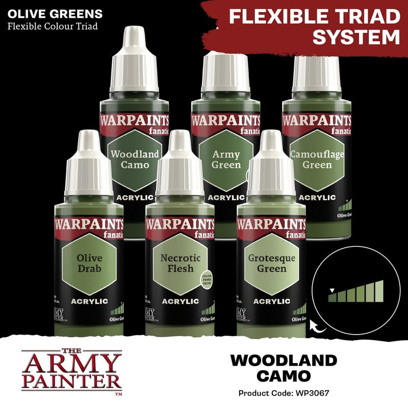 Army Painter - Warpaint Fanatic Woodland Camo-Paint-Ashdown Gaming