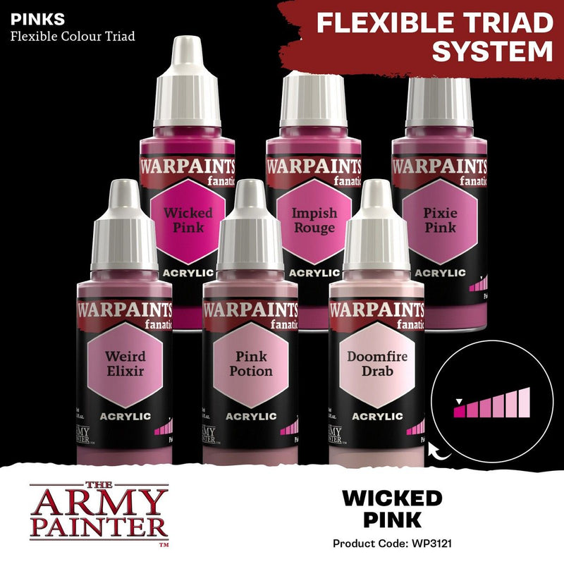 Army Painter - Warpaint Fanatic Wicked Pink-Paint-Ashdown Gaming