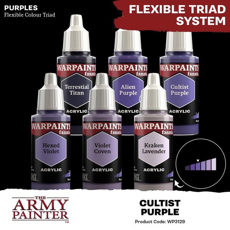 Army Painter - Warpaint Fanatic Cultist Purple-Paint-Ashdown Gaming