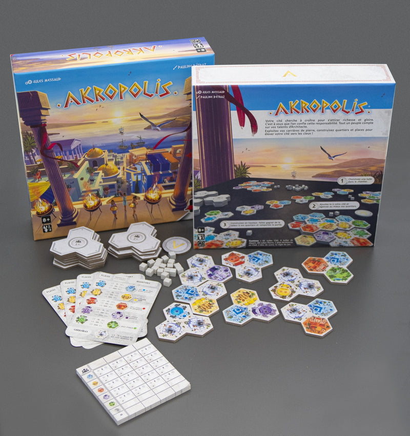 Akropolis-Board Game-Ashdown Gaming