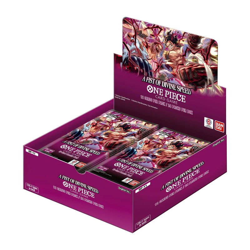 One Piece TCG - OP-11: A Fist of Divine Speed Booster Box-Ashdown Gaming