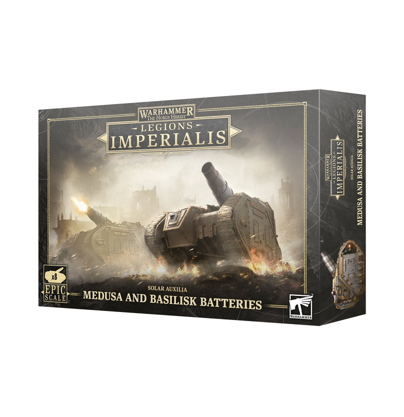 Legions Imperialis - Solar Auxilia Basilisks/ Medusas-Boxed Set-Ashdown Gaming