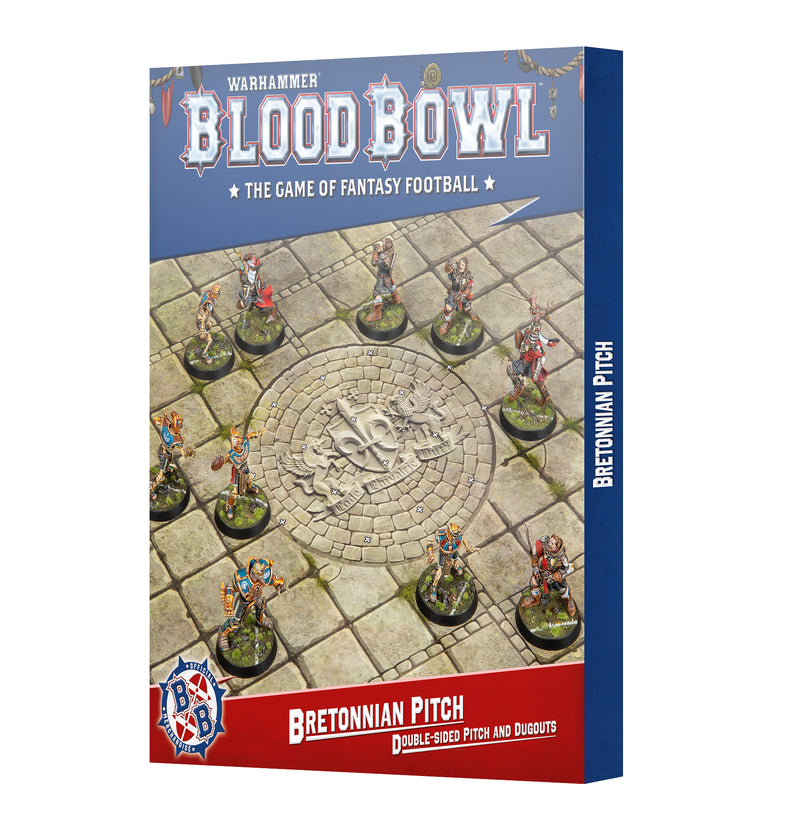Blood Bowl: Bretonnian Team Pitch and Dugouts-Boxed Set-Ashdown Gaming