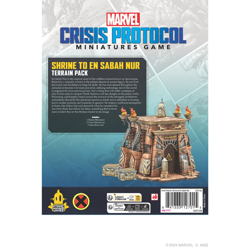 Marvel Crisis Protocol - Shrine to En Sabah Nur Terrain Pack-Ashdown Gaming