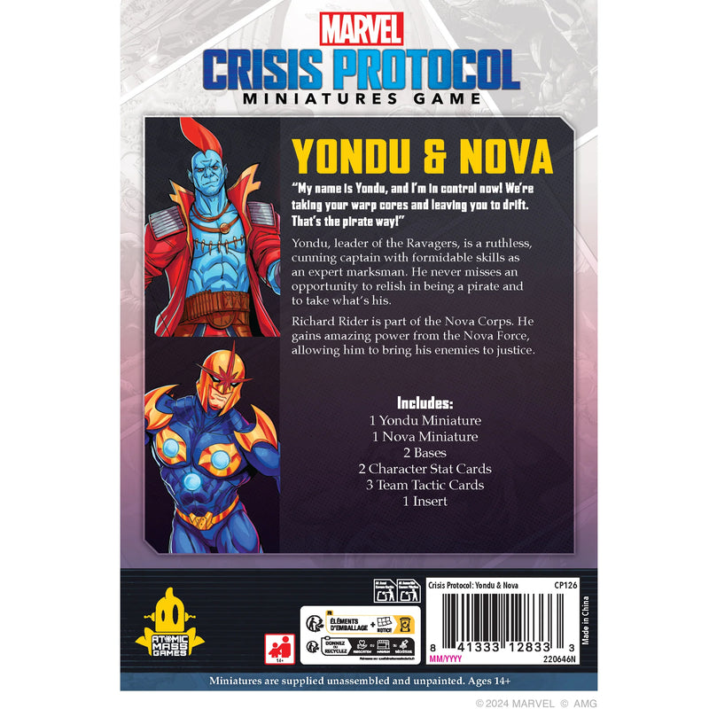 Marvel Crisis Protocol - Nova and Yondu-Ashdown Gaming