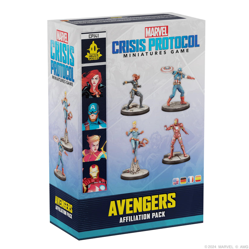 Marvel Crisis Protocol - Avengers Affiliation Pack-Ashdown Gaming