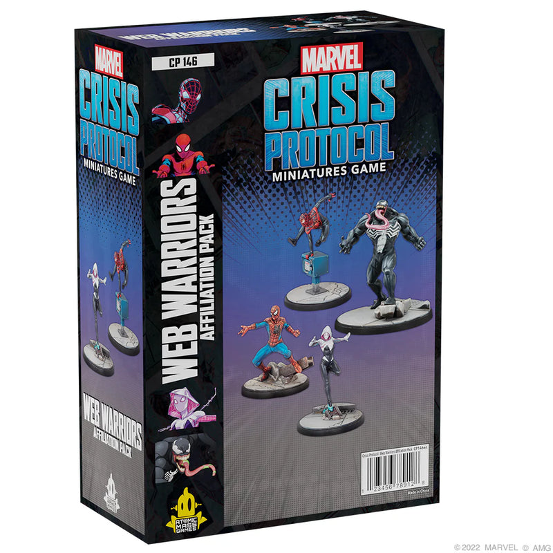 Marvel Crisis Protocol - Web Warriors Affiliation Pack-Ashdown Gaming