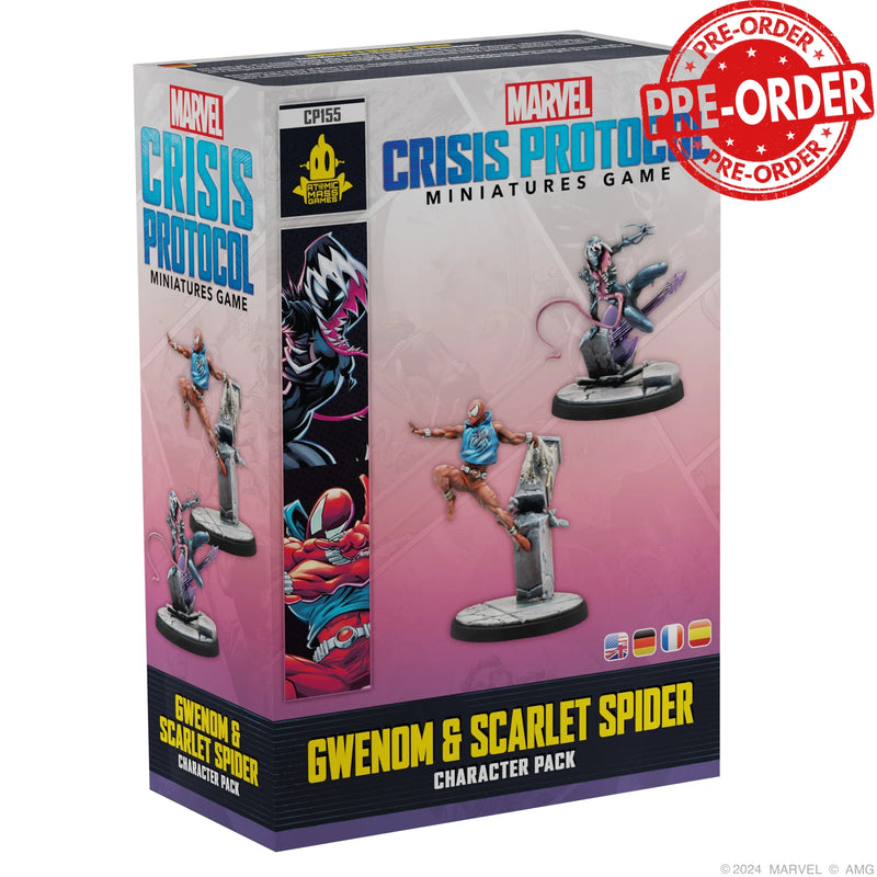 Marvel Crisis Protocol - Gwenom and Scarlet Spider-Ashdown Gaming