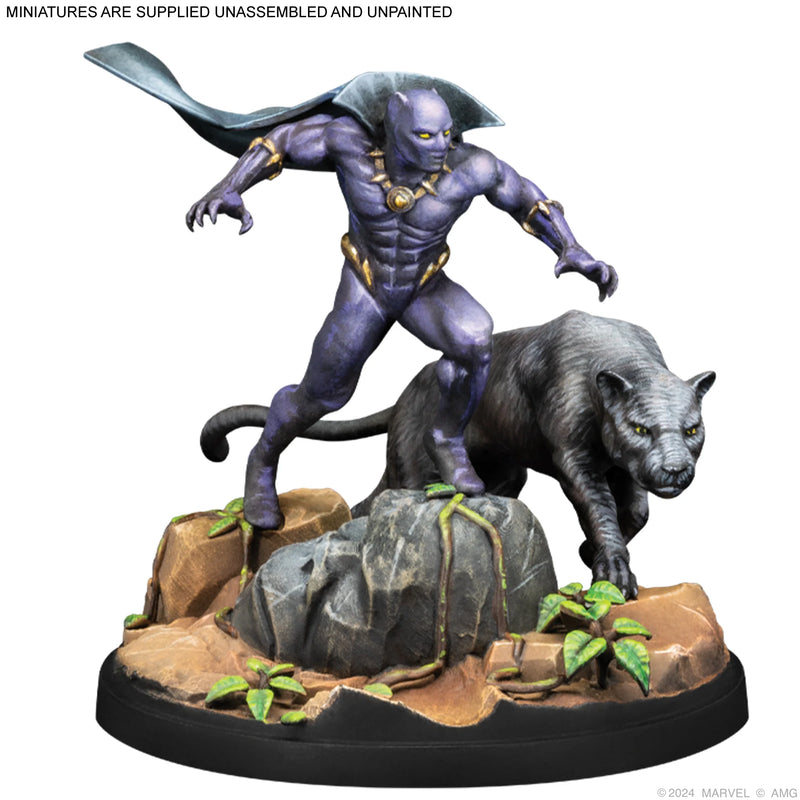 Marvel Crisis Protocol - Black Panther, Chosen of Bast and Naymor, The Sub-Mariner-Ashdown Gaming