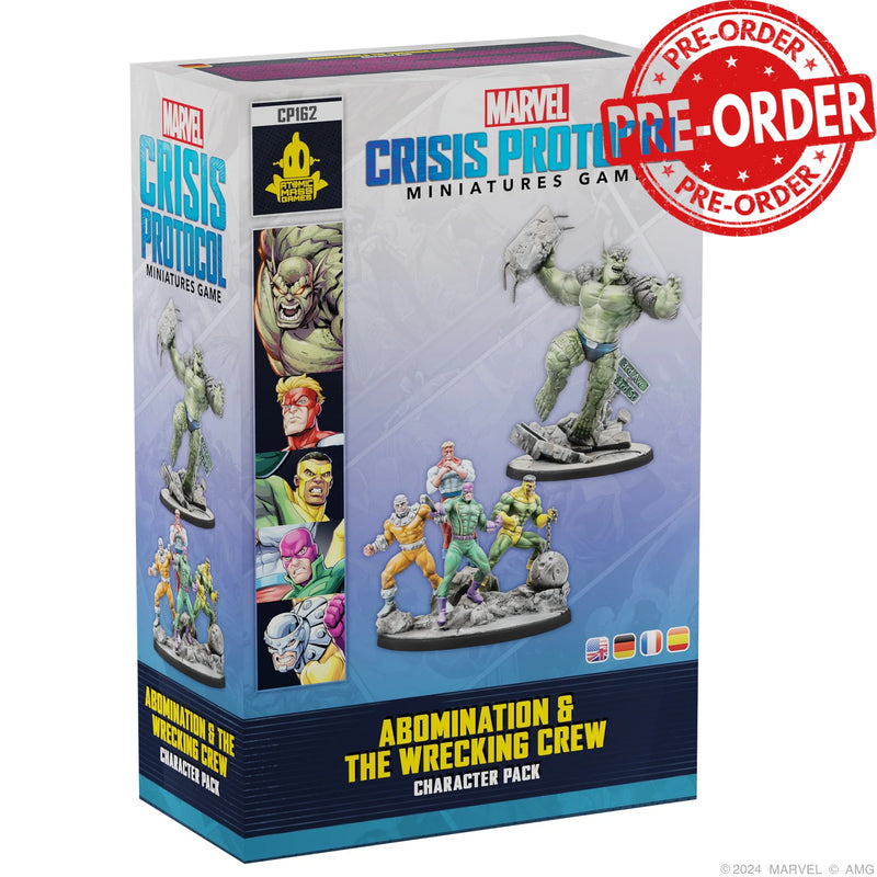 Marvel Crisis Protocol - Abomination and Wrecking Crew-Ashdown Gaming