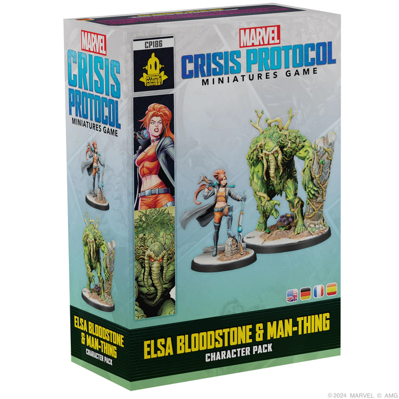 Marvel Crisis Protocol - Elsa Bloodstone and Man-Thing-Ashdown Gaming